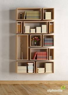 Raflı Mdf Kitaplık 